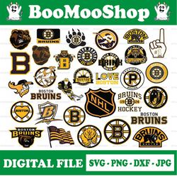 Boston Bruins Bundle SVG, Bruins SVG, NHL svg, NHL svg, hockey cricut, Download   Cut File, Clipart   Cricut Ex