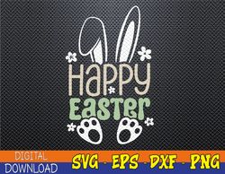 Happy Easter Bunny, Cute Easter Svg, Eps, Png, Dxf, Digital Download