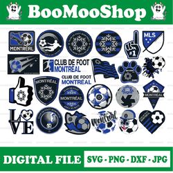 MLS Logo Club de Foot Montreal, Club de Foot Montreal svg, Vector Club de Foot Montreal, Clipart Club de Foot M