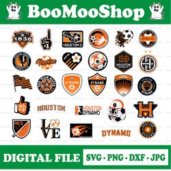 MLS Logo Houston Dynamo, Houston Dynamo svg, Vector Houston Dynamo, Clipart Houston Dynamo, Football Kit Housto