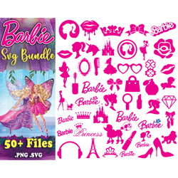 50 Files Barbie SVG Bundle