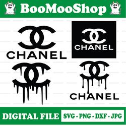 Chanel Svg, Chanel Cut Files, Logo Chanel Svg, Silhouette Svg