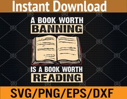 Vintage Censorship Book Reading Nerd I Read Banned Books Svg, Eps, Png, Dxf, Digital Download
