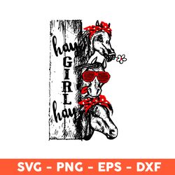 Hay Girl Hay Cow Svg, Cow Svg, Cow Girl Svg, Girl Cow Svg, Animals Svg, Eps, Dxf, Png - Download File