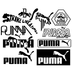 Puma Bundle Svg, Puma Logo Svg, Puma Brand Logo Svg, Fashion Logo Svg, File Cut Digital Download