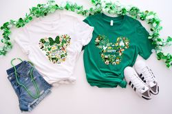 Disney Couple Shirts, Mickey St. Patrick's Day Shirt, Minnie St Patrick's Shirt, Gift For Her, St Patricks Shirt, Gift F
