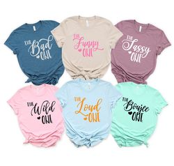 Best Friend Vacation Shirt,Girls Trip Shirt,Girls Party Shirts,The Sassy One, The Wild The Funny Shirt,Cousin Vacation S