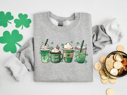St. Patrick's Coffee Shirt, Lucky Latte Shirt, St Patrick's Day Shirt, Funny St Patrick's Day Shirt, Shamrock Shirt, St.
