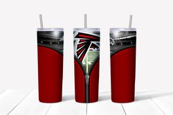 Atlanta Falcons Zipper Tumbler Wrap Design - JPEG & PNG - Sublimation Printing - NFL - Football - 20oz Tumbler