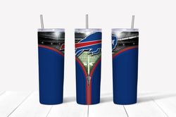 Buffalo Bills Zipper Tumbler Wrap Design - JPEG & PNG - Sublimation Printing - NFL - Football - 20oz Tumbler