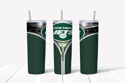 NY Jets Zipper Tumbler Wrap Design - JPEG & PNG - Sublimation Printing - NFL - Football - 20oz Tumbler