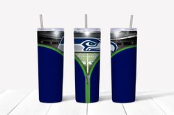 Seattle Seahawks Zipper Tumbler Wrap Design - JPEG & PNG - Sublimation Printing - NFL - Football - 20oz Tumbler