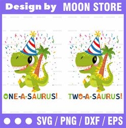 One-a-saurus PNG Printable File, Dino 1 Png, Dinosaur First Birthday Design File, Dinosaur One Png, Kid Birthday Party