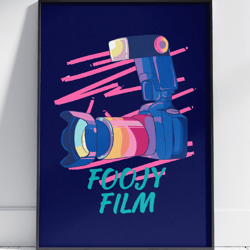 Modern Camera Painting  Movie Camera Wall Art by Stainles