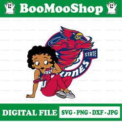 Betty Boop With Iowa State PNG File, NCAA png, Sublimation ready, Sublimation design download
