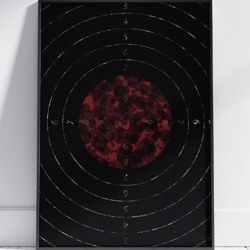 Target Wall Art  Abstract Vinyl Record  Retro Poster by Stainles