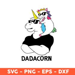 DadaCorn Svg, Unicorn Svg, Daddy Svg, Father's Day Svg, Cricut, Vector Clipar, Eps, Dxf, Png - Download File