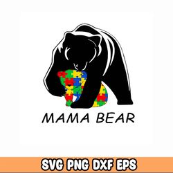 Mama Bear SVG, Mother svg, mommy split name frame svg, mommy cut file, mom outline, mommy png, cricut silh