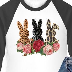 Easter bunny sign. Easter rabbits and flowers, Leopard prints Sublimation designs
