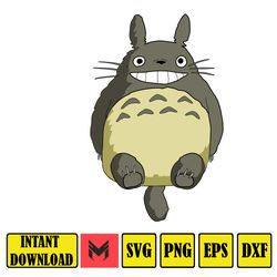 My Neighbor Totoro  Studio Ghibli  Colored  SVG and PNG Design for Cricut, Silhouette (8)