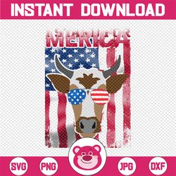 4th of July Funny Moo Yeah Cow Glasses PNG for sublimation, Boys Girls US Editable  Design Png Files, USA Independents D