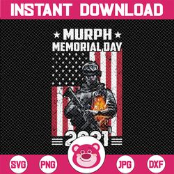 Murph Memorial Day 2021 PNG for sublimation American Flag Clipart, USA Independents Day 4th July digital download