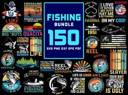 150 Fishing Bundle Svg, Trending Svg, Fishing Svg, Fish Hook, Keeping It Reel, Fishing Lover, Fishing Pole, Go Fishing