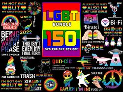 150 LGBT Bundle Design Svg, Lgbt Svg, Lgbt Supporter Love Gaylien Rainbow, Lgbtq Svg, Gay, Usa, Pride Svg, Equality