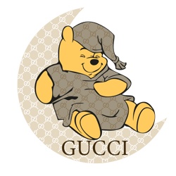 Pooh Gucci Logo Svg, Gucci Logo Fashion Svg, Gucci Logo Svg, Fashion Logo Svg, File Cut Digital Download