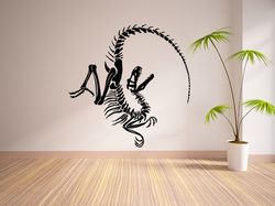 dinosaur skeleton sticker wall sticker vinyl decal mural art decor