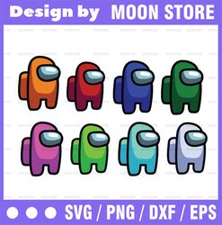 Bundle 24 Files 8 Designs!!!  Astronaut SVG PNG DXF