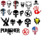 Punisher svg,cut files,silhouette clipart,vinyl files,vector digital,svg file,svg cut file,clipart svg,graphics clipart