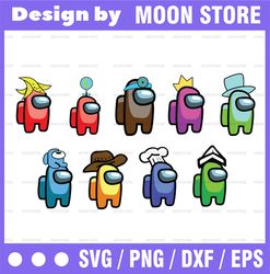 Bundle 28 Files 9 Designs!!! Astronaut SVG PNG DXF