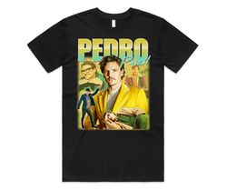 Peter Pascal Hommage T-Shirt T-Shirt Top Film Symbol Retro 90er Schauspieler Geschenk Unisex Manner Frauen