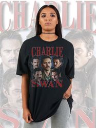 Charlie Swan T-Shirt, Vintage Charlie Swan Vintage 90's shirt, Vintage Charlirlie tee, Billy Burke Shirt For Fans