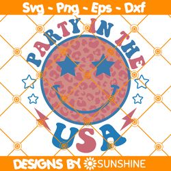 Party in the USA Svg, 4th of July Svg, All American Svg, Fourth of July Svg, 4th of July Svg, File For Cricut