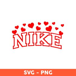 Nike x Heart Svg, Heart Svg, Nike Svg, Brand Logo Svg, Valentines Day Svg, Fashion Logo Svg, File For Cut - Download