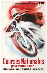 Courses Nationales, Championnat Suisse Experts  - Cross Stitch Pattern Counted Vintage PDF - 111-104