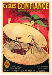 Cycles Confiance la Perle des Bicyclettes - Cross Stitch Pattern Counted Vintage PDF - 111-108