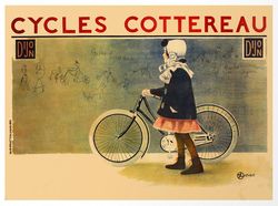 Cycles Cottereau Dijon  - Cross Stitch Pattern Counted Vintage PDF - 111-110