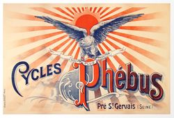 Cycles Phebus 1890  - Cross Stitch Pattern Counted Vintage PDF - 111-134