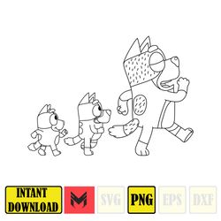 Bluey PNG, Bluey Family Party Png, Bluey Birthday PNG, Bluey Party Png, Bluey Party Decorations (115)