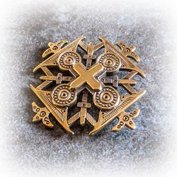 Maltese brass cross necklace pendant,Vintage Brass Cross,Rustic Brass Cross charm,medieval cross jewelry pendant,ukraine