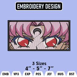 Chibiusa Embroidery Designs, Chibiusa Embroidery Files, Sailor Moon Machine Embroidery Pattern, Digital Download