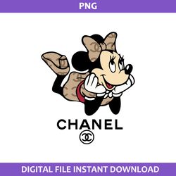 Minnie Mouse Chanel Png, Chanel Logo Png, Minnie Png, Chanel Brands Logo Png, Disney Png Digital File
