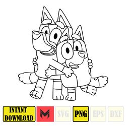 Bluey PNG, Bluey Family Party Png, Bluey Birthday PNG, Bluey Party Png, Bluey Party Decorations (84)