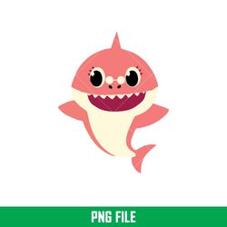 Baby Shark Png, Shark Family Png, Ocean Life Png, Cute Fish Png, Shark Png Digital File, BBS29