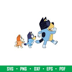 Bluey Heeler Svg, Bluey Svg, Bluey Dog Svg, Bluey Silhouette Svg, Cartoon Svg, Png Dxf Eps Pdf File, BY25