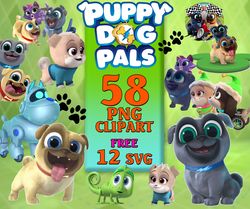 58 Puppy Dog Pals Clipart, Puppy Dog Pals Printable, Puppy Clipart, Disney Png, Disney Clipart