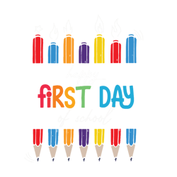 Happy First Day Of School SVG Cut File